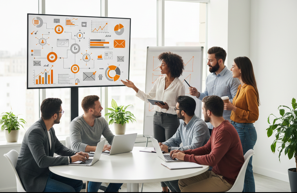 image of tech solutions demonstration (for a hr tech)